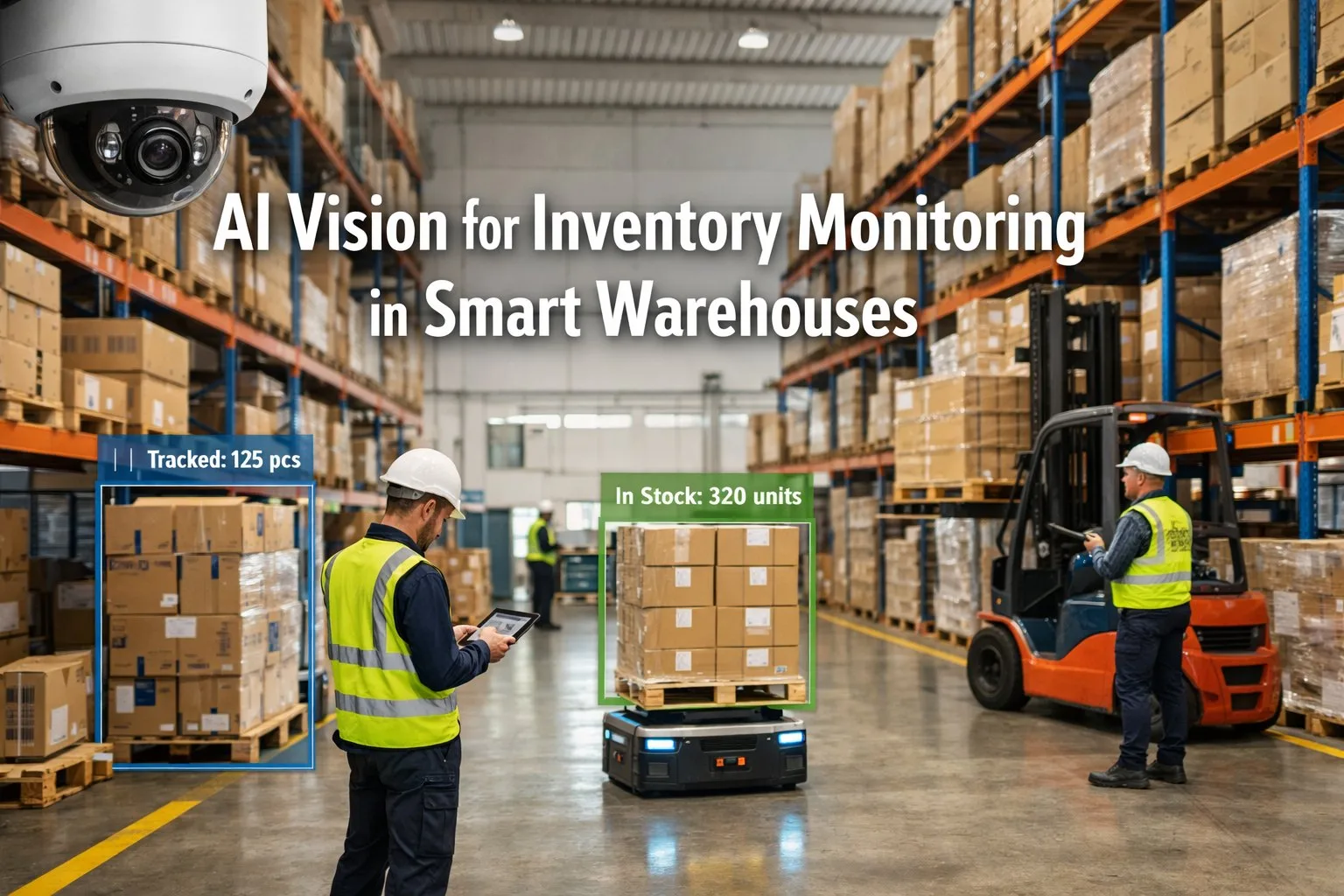 High-bay pallet rack occupancy mapped with vision and LiDAR